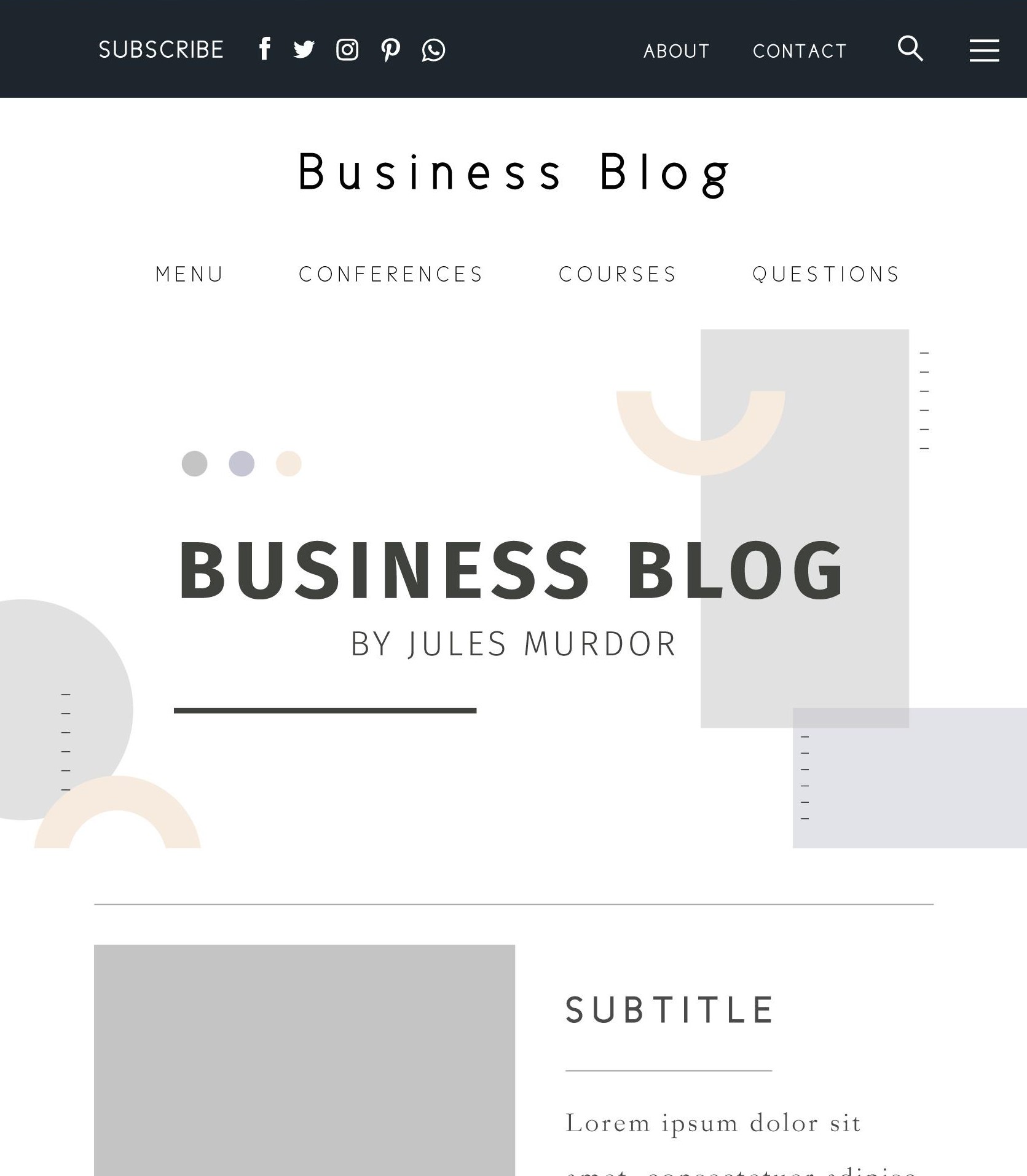 Blog Website Service image